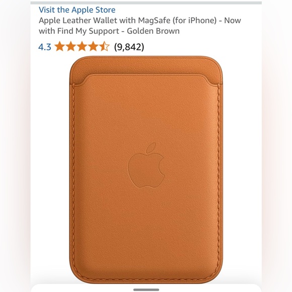 Apple iPhone leather mag safe used - Picture 1 of 3